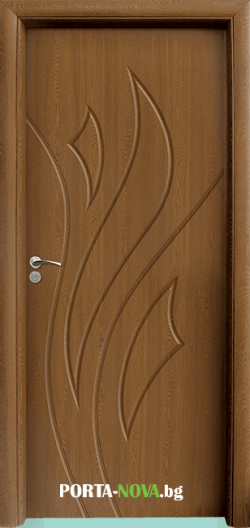 Интериорна врата модел 033-P цвят Златен Дъб