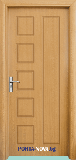 Интериорна врата модел 048-P цвят Светъл Дъб