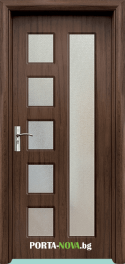 Интериорна врата модел 048 цвят Орех