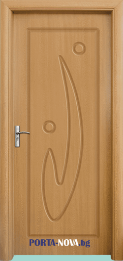 Интериорна врата модел 070-P цвят Светъл Дъб