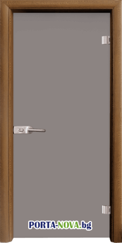 Стъклена интериорна врата, Matt G 11-1 цвят Златен Дъб