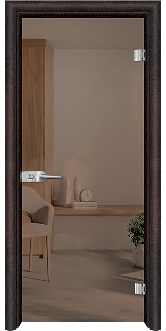 Стъклена врата Standart Basic 10-1, Венге