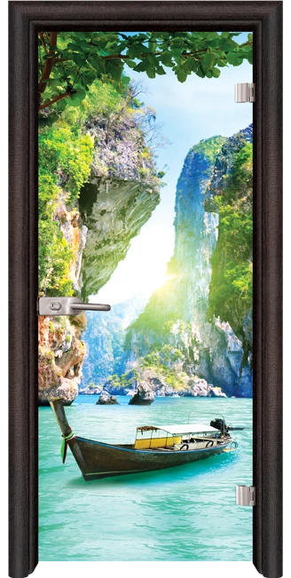 Стъклена врата Standart Print G 13-15, Венге
