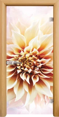 Стъклена врата Standart Print G 13-5, Светъл дъб